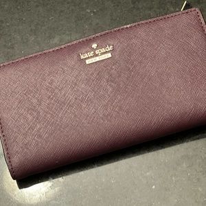 Kate spade dark purple wallet!